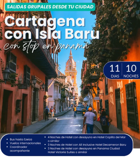 CARTAGENA con ISLA BARU ALL INCLUSIVE y STOP EN PANAMA - imagen 2